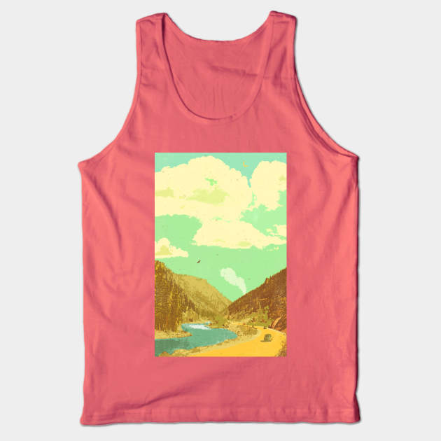 VINTAGE TRIP Tank Top by Showdeer